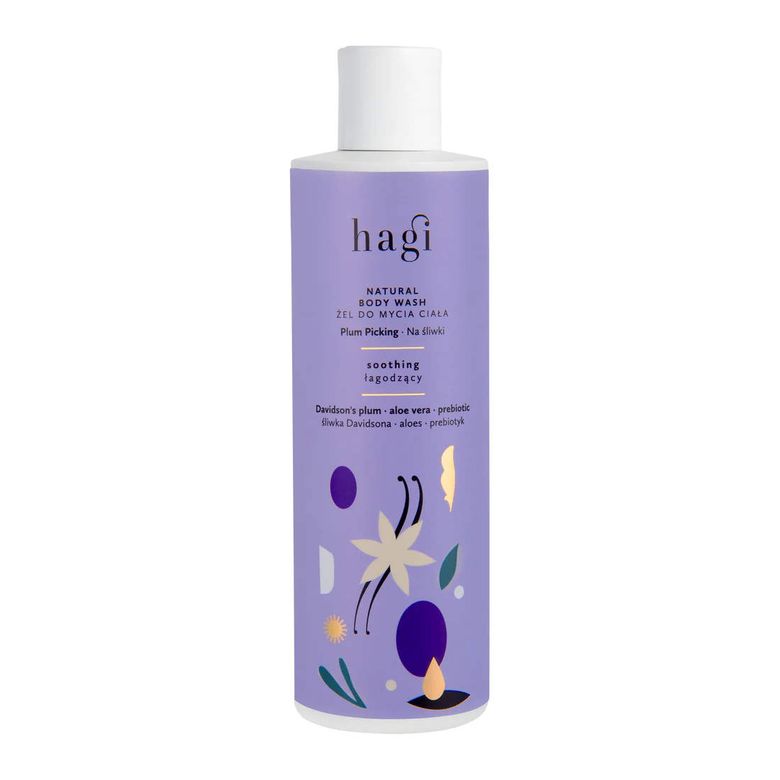 Gel de dus calmant Plum Picking, 300ml, Hagi