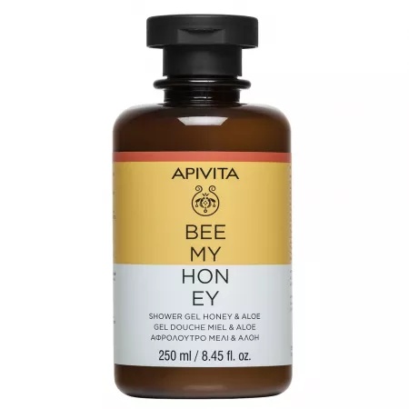 Gel de dus cu miere si aloe Bee My Honey, 250ml, Apivita