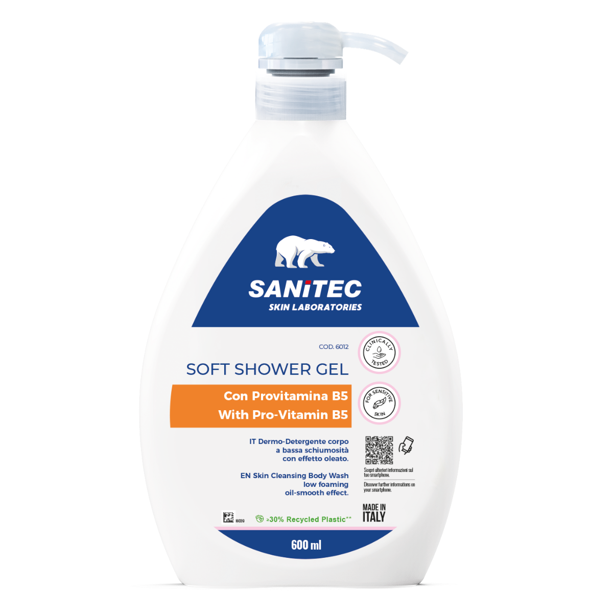 Gel de dus cu provitamina B5, 600ml, Sanitec