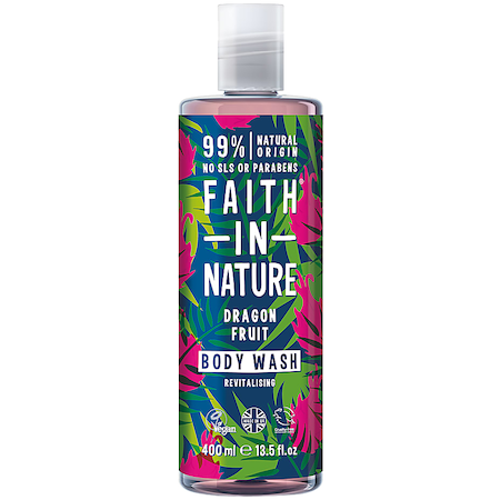 Gel de dus natural revitalizant cu fructul dragonului, 400ml, Faith in Nature