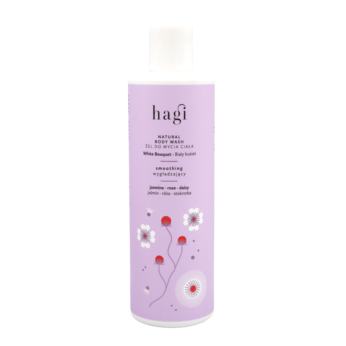 Gel de dus natural White Bouquet, 300ml, Hagi