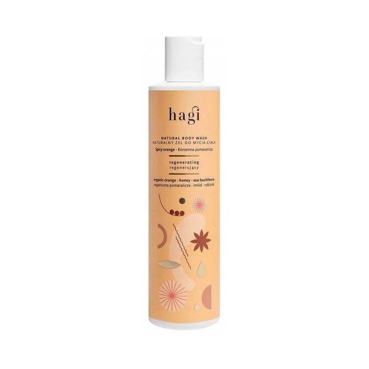 Gel de dus regenerant Spicy Orange, 300ml, Hagi