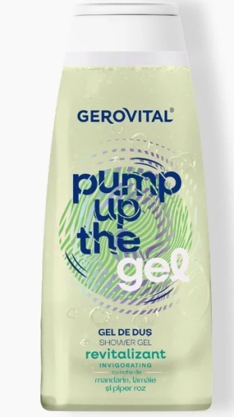 Gel de dus revitalizant, 400ml, 7050, Gerovital