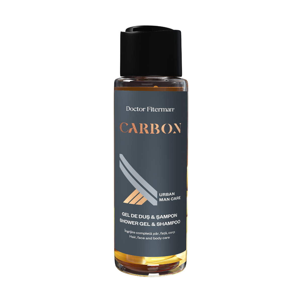 Gel de dus si sampon Carbon, 250ml, Doctor Fiterman