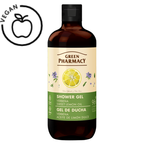 Gel de dus Verbena si Ulei da Lamaie Dulce, Green Pharmacy | 500 ml