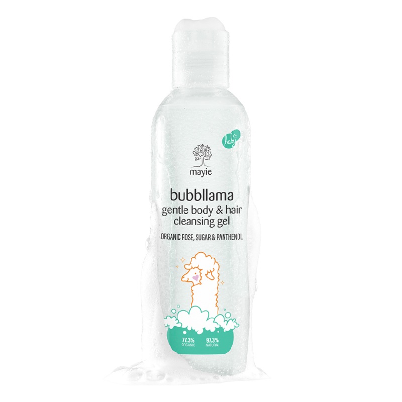 Gel de par si corp pentru bebelusi Bubbllama, 200ml, Mayie