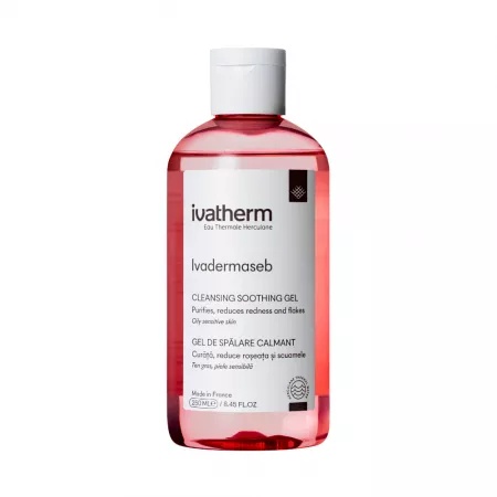 Gel de spalare calmant Ivadermaseb, 250ml, Ivatherm
