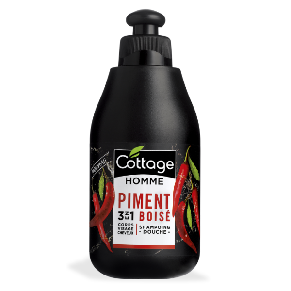 Gel dus si sampon Wooded Pepper Men, 250ml, Cottage