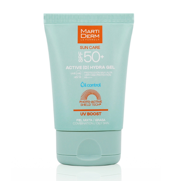 Gel facial hidratant protectie solara SPF50+ Active D Sun Care, Martiderm | 50 ml