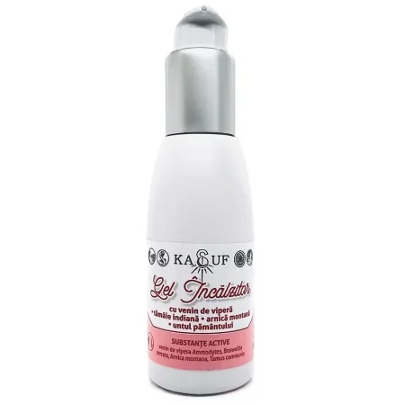 Gel incalzitor cu venin de vipera, 100ml, Kasuf