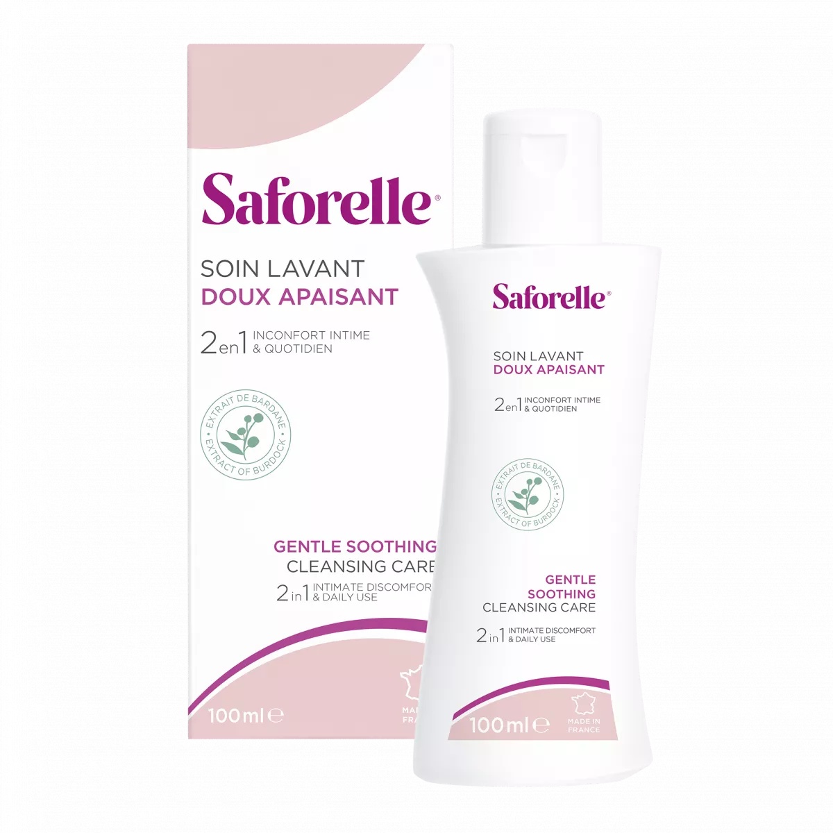 Gel ingrijire intima cu extract de brusture Saforelle, 100 ml