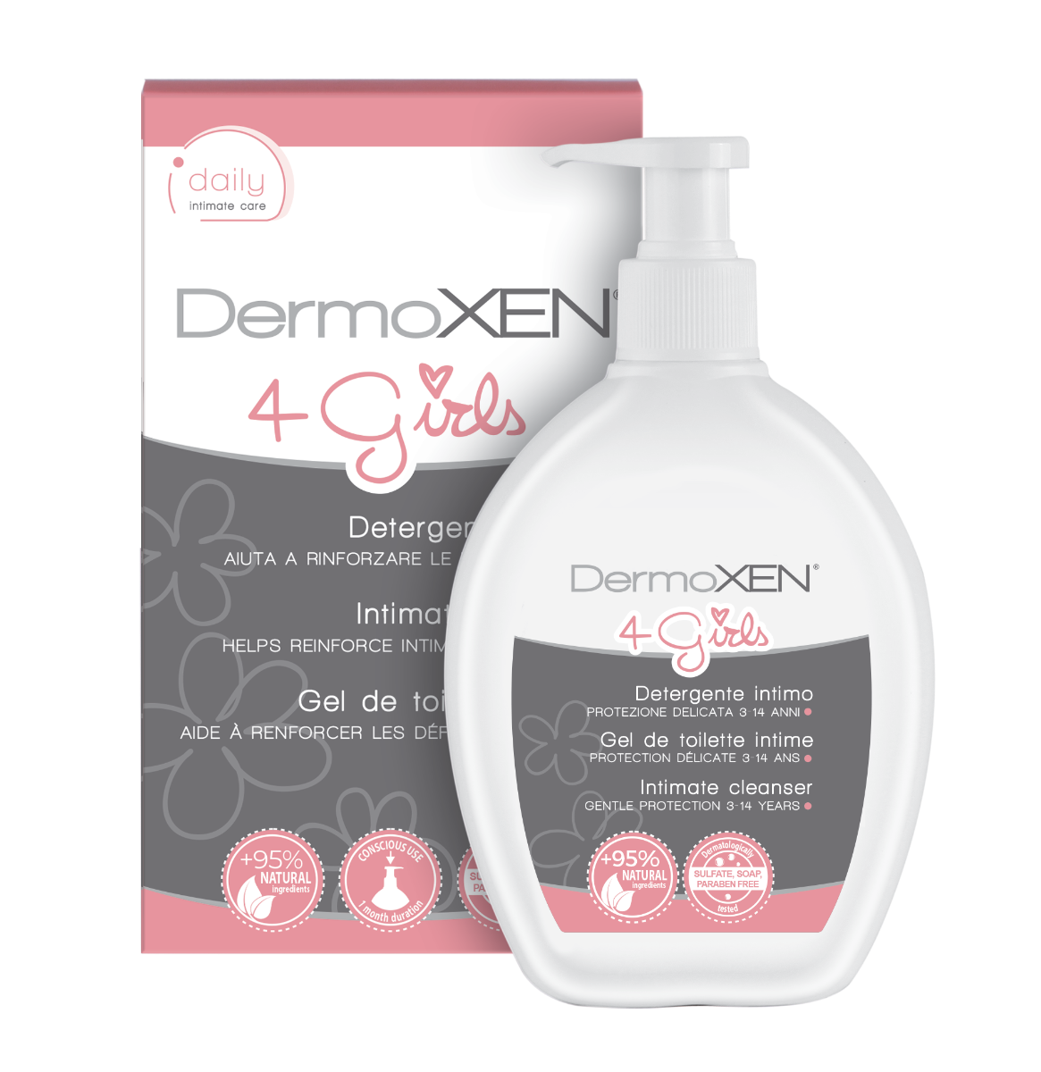 Gel intim 4Girls, 200ml, Dermoxen