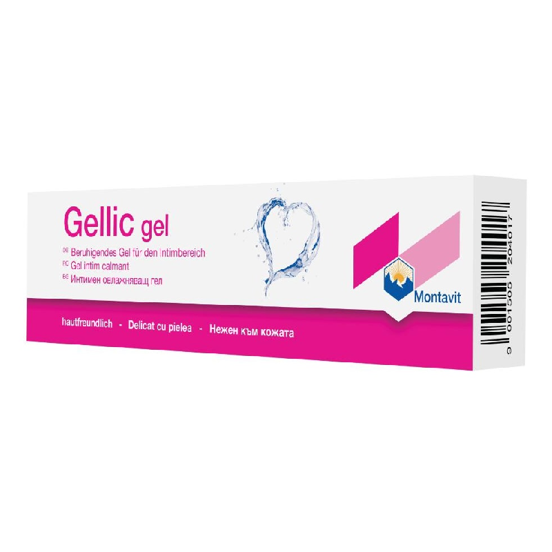 Gel intim calmant Gellic, 20 g, Montavit