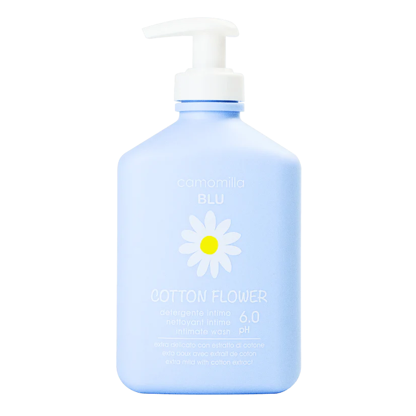 Gel intim de curatare pH 6.0 Cotton Flower, 300ml, Camomilla Blu