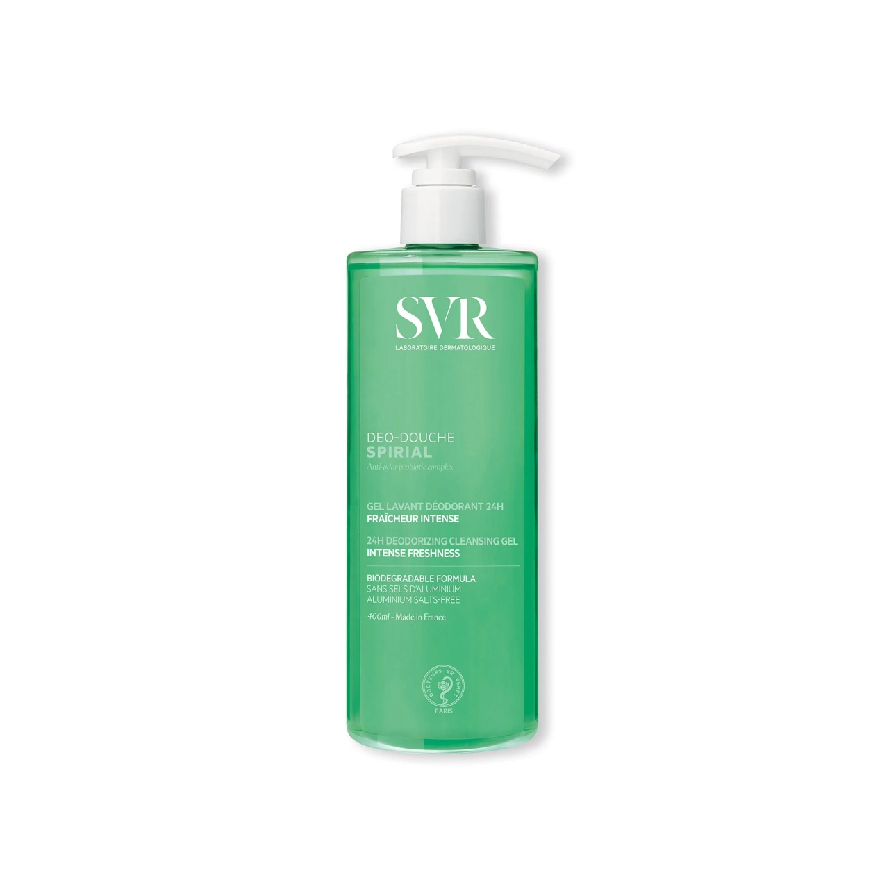 Gel lavant deodorant Spirial, 400 ml, SVR