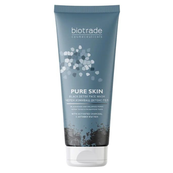 Gel negru detoxifiant de curatare Pure Skin | 200 ml