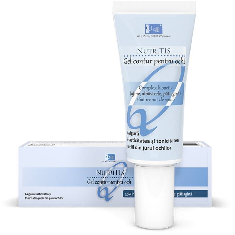 Gel pentru conturul ochilor Q4U, 20ml, Tis Farmaceutic