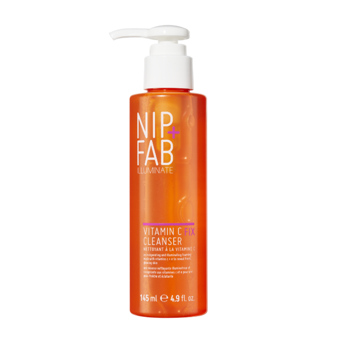 Gel pentru curatarea tenului, Vitamin C Fix, 145 ml, NIP+FAB