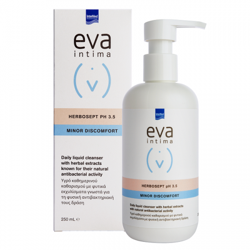 Gel pentru igiena intima Eva Intima Herbosept pH 3.5, Uriage | 250 ml