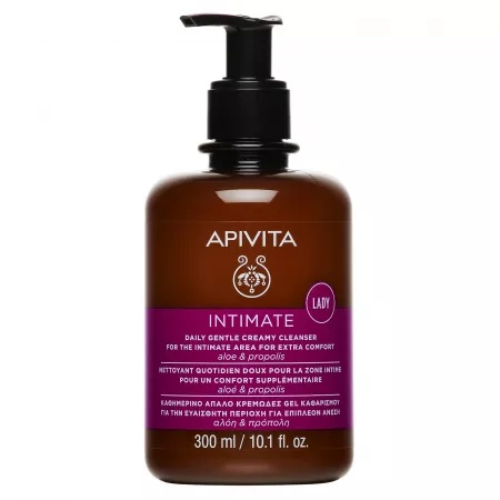 Gel pentru igiena intima zilnica cu aloe si propolis Intimate Care, 300ml, Apivita