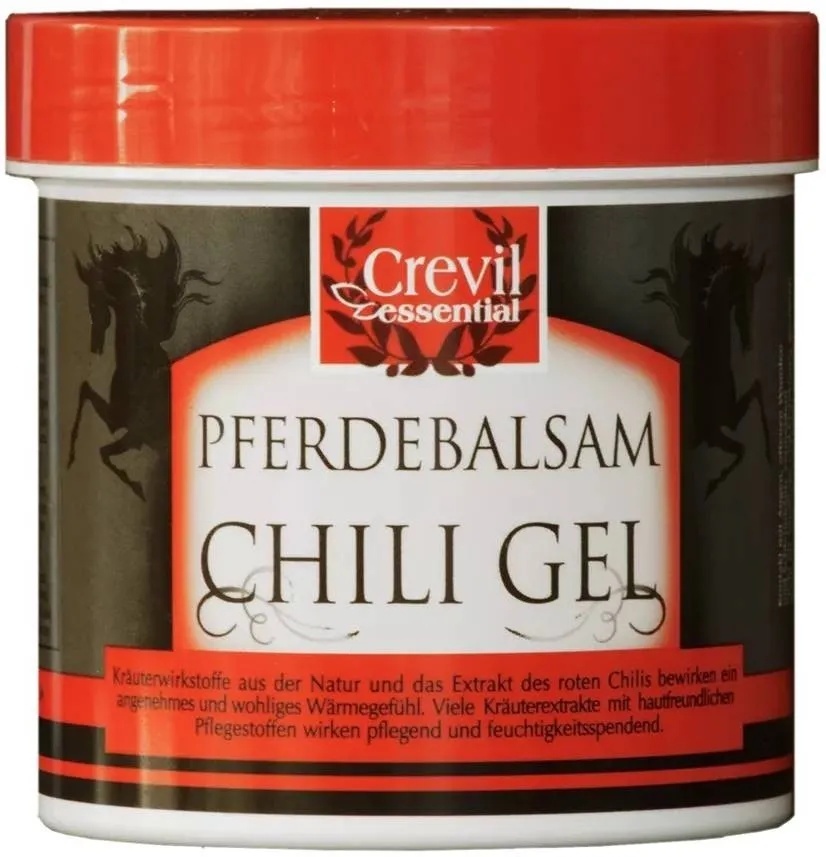 Gel puterea calului si chilli, 250ml, Crevil