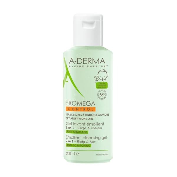 Gel spumant 2 in 1 Exomega Control, 200ml, A-Derma