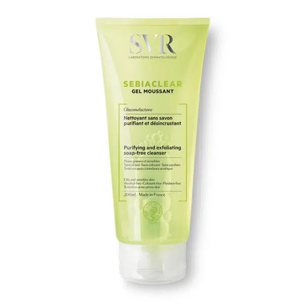 Gel spumant de curatare Sebiaclear, 200 ml, Svr