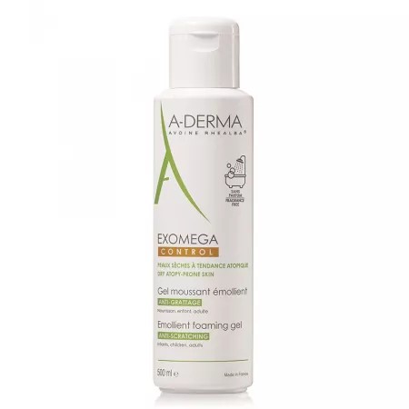 Gel spumant emolient Exomega Control, 500 ml, ADerma