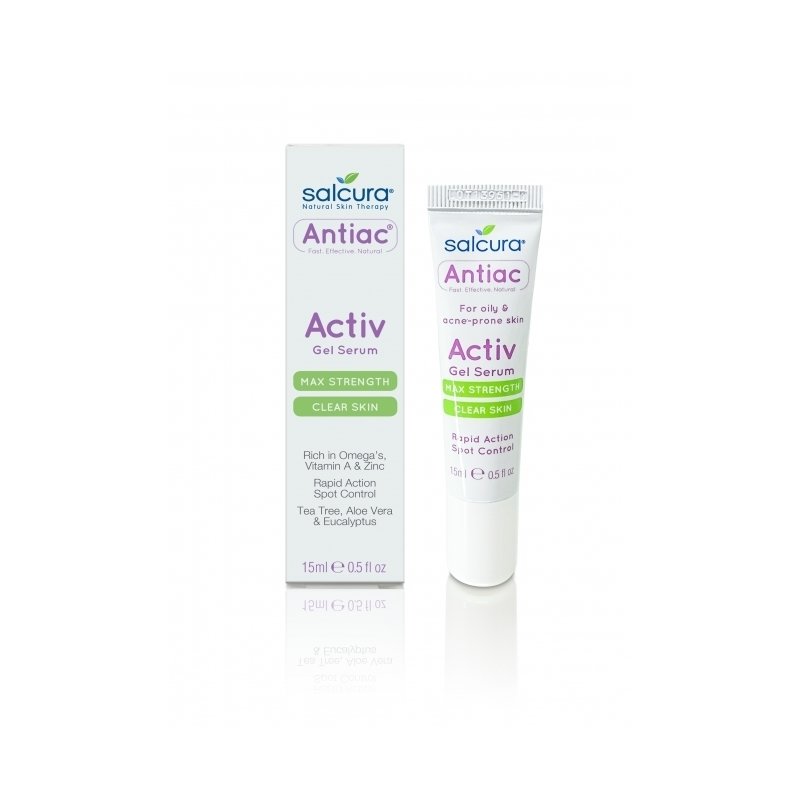 Gel tratament Antiac, acnee si pete pigmentate, pt fata si corp, Salcura 15 ml