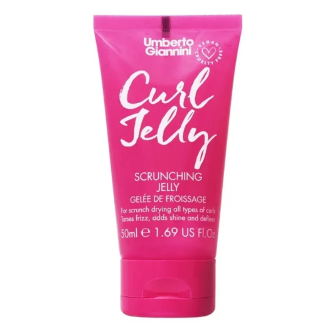 Gel travel size pentru definirea buclelor Scrunching Jelly Curl Jelly, 50ml, Umberto Giannini