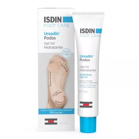 Gel-ulei hidratant pentru picioare Ureadin Podos, 75ml, ISDIN