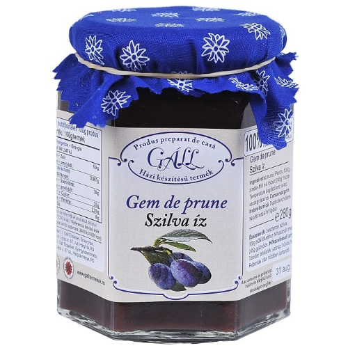 Gem de Prune fara Zahar 280gr Gall