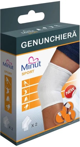Genunchiera elastica, 9266, M, 2 bucati, Minut