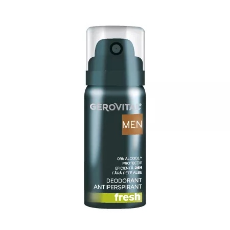 Gerovital Men Deodorant Antiperspirant Fresh, 40 ml