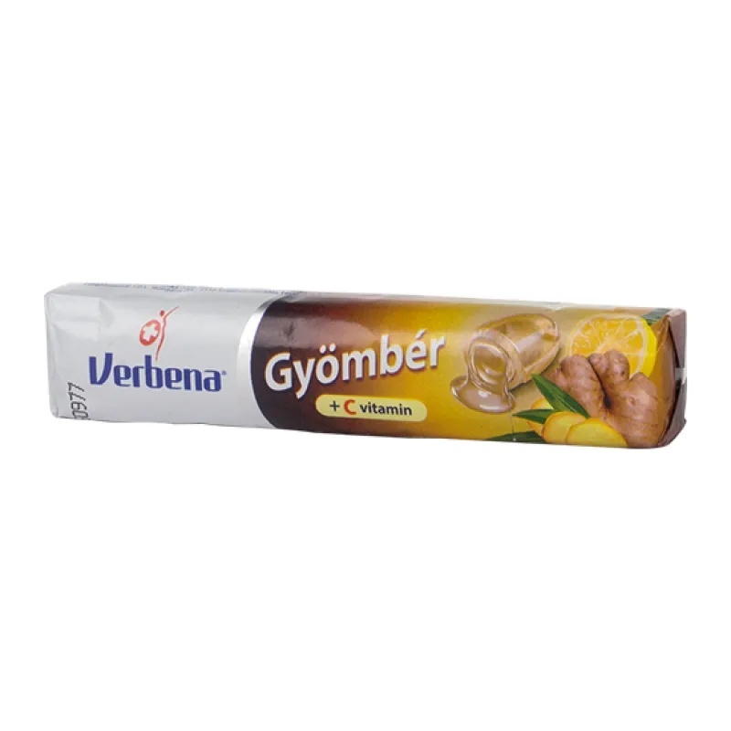 Ghimbir, dropsuri, 32g, Verbena