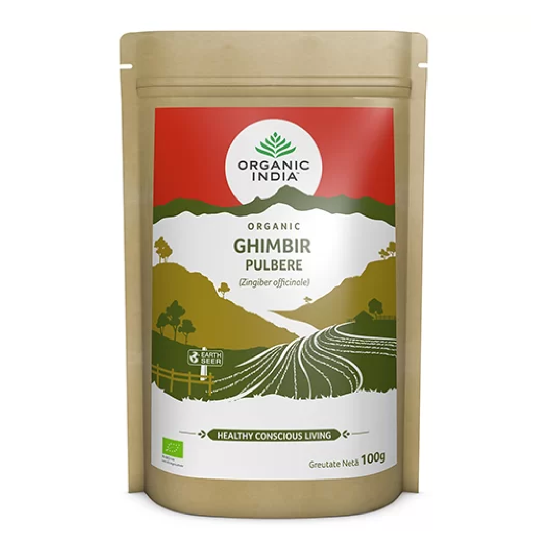 Ghimbir Pulbere Bio, 100 g, Organic India