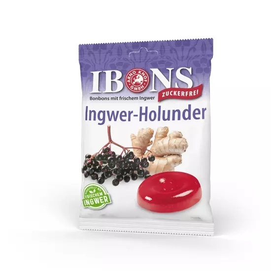 Ghimbir și Soc, dropsuri, 75g, IBONS