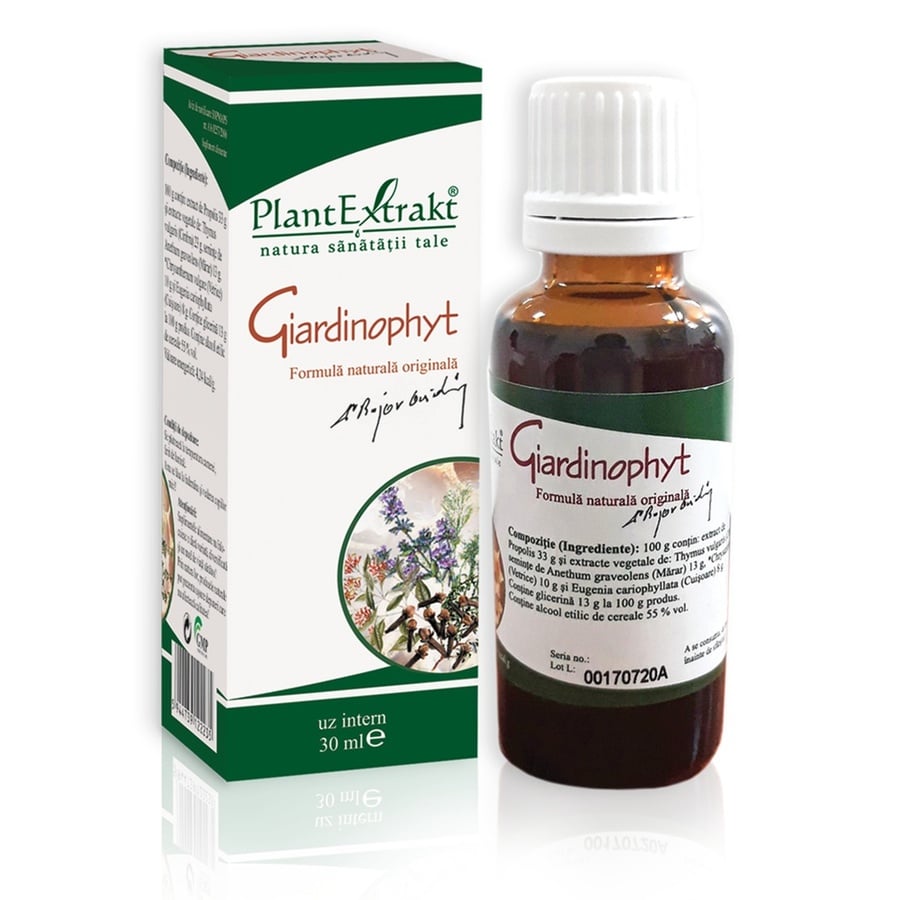 Giardinophyt pentru viermisori si paraziti intestinali, 30 ml