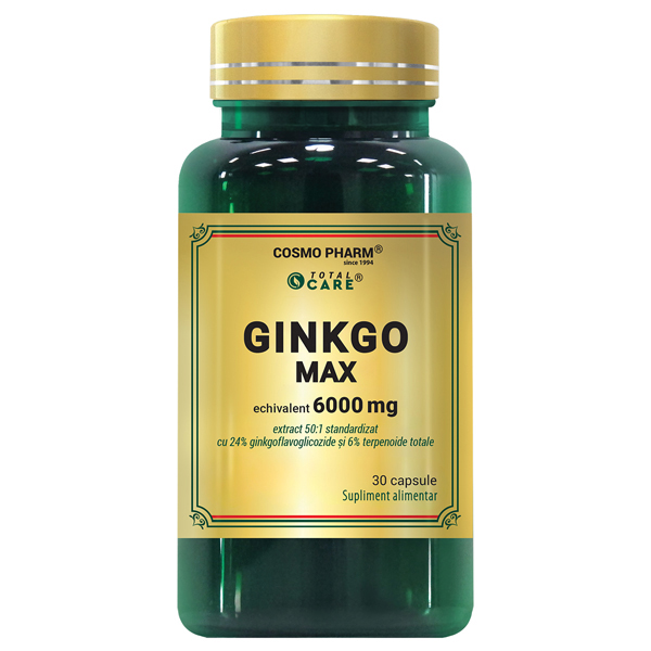 Ginko Max Extract 120mg, 30 capsule, Cosmopharm