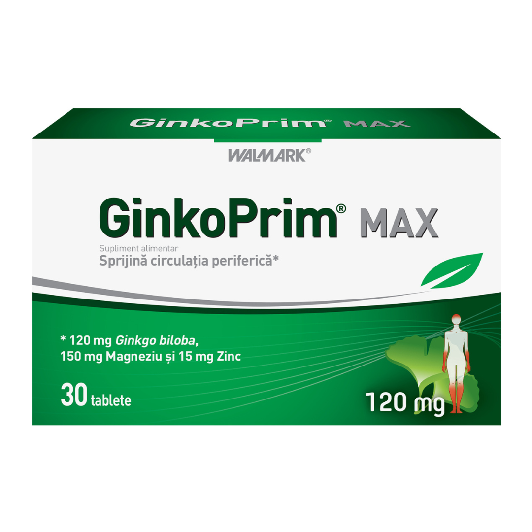 GinkoPrim Max, 120 mg, 30 tablete, Walmark