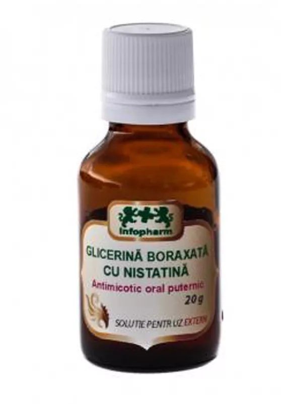 Glicerina boraxata cu nistatina, 20g, Infopharm