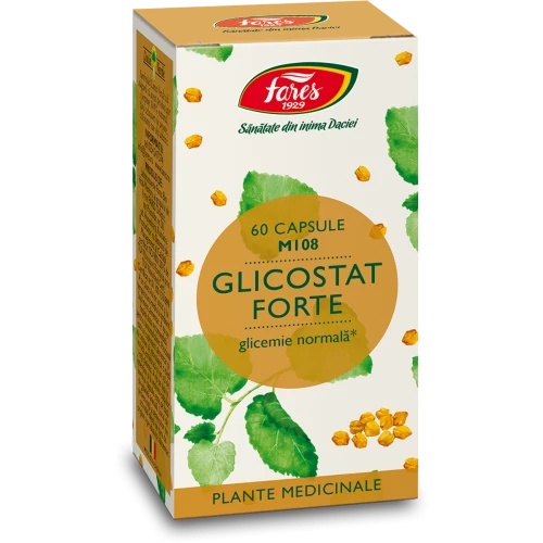Glicostat forte - M108, 60 capsule, Fares