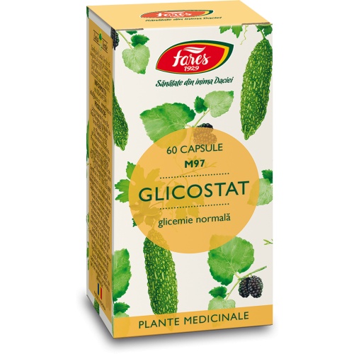 Glicostat, M97, 60 capsule, Fares