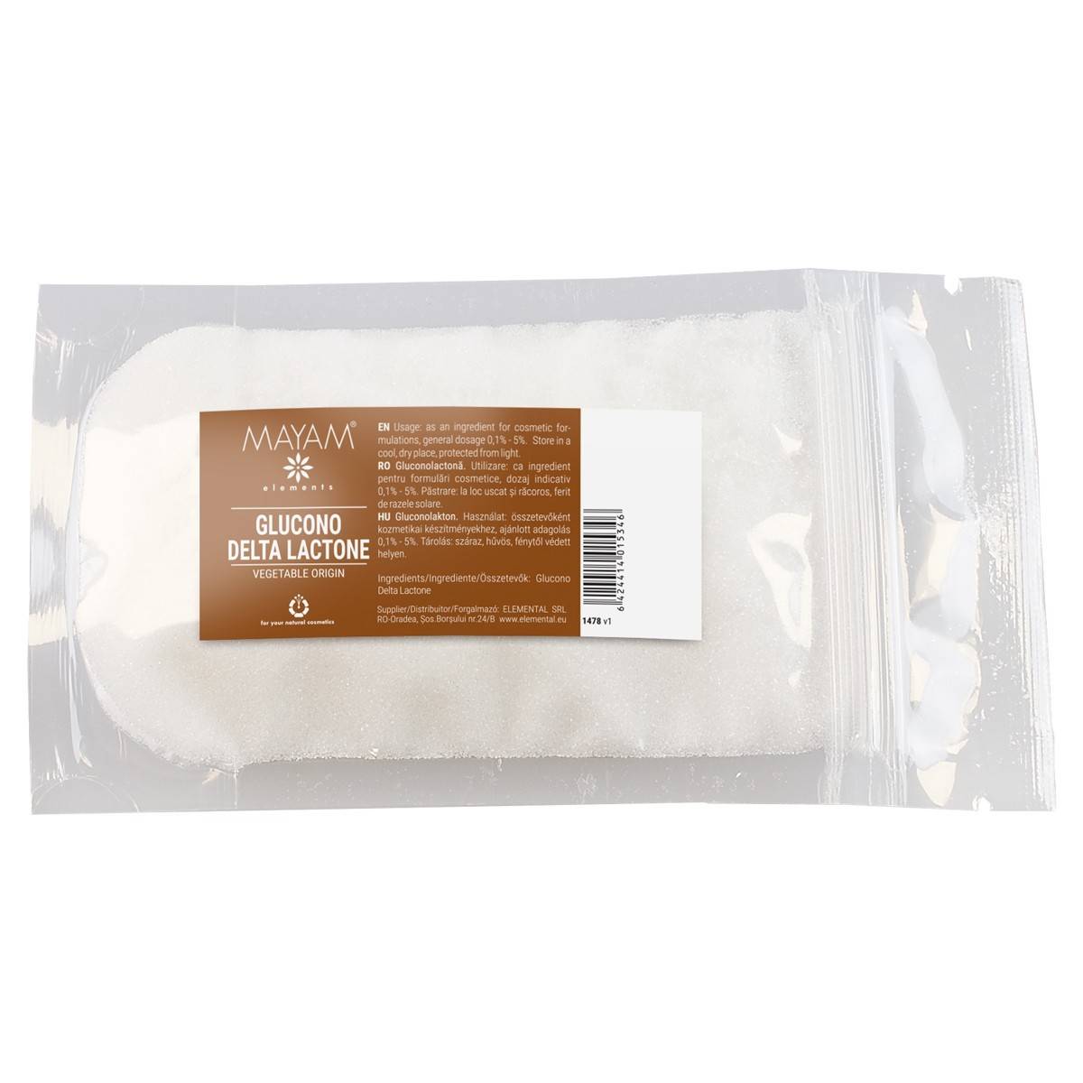 Gluconolactona, 50g - Mayam
