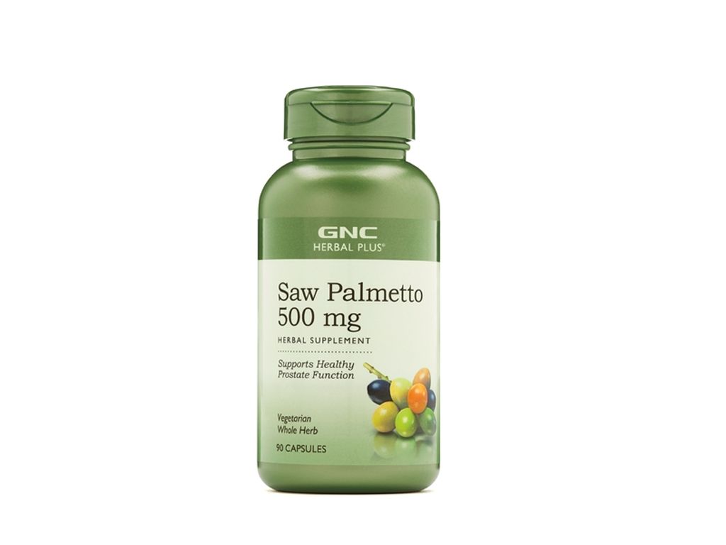 GNC Extract din Palmier Pitic 500 mg Herbal Plus Saw Palmetto, General Nutrition | 90 capsule