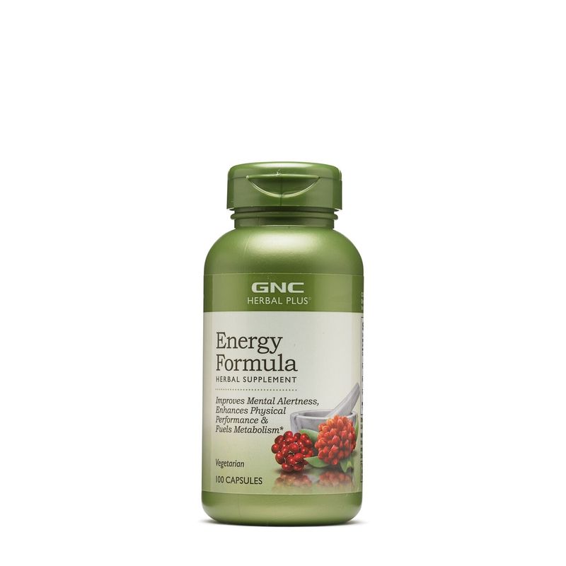 GNC Herbal Plus Energy, Formula pentru Energie | 100 cps