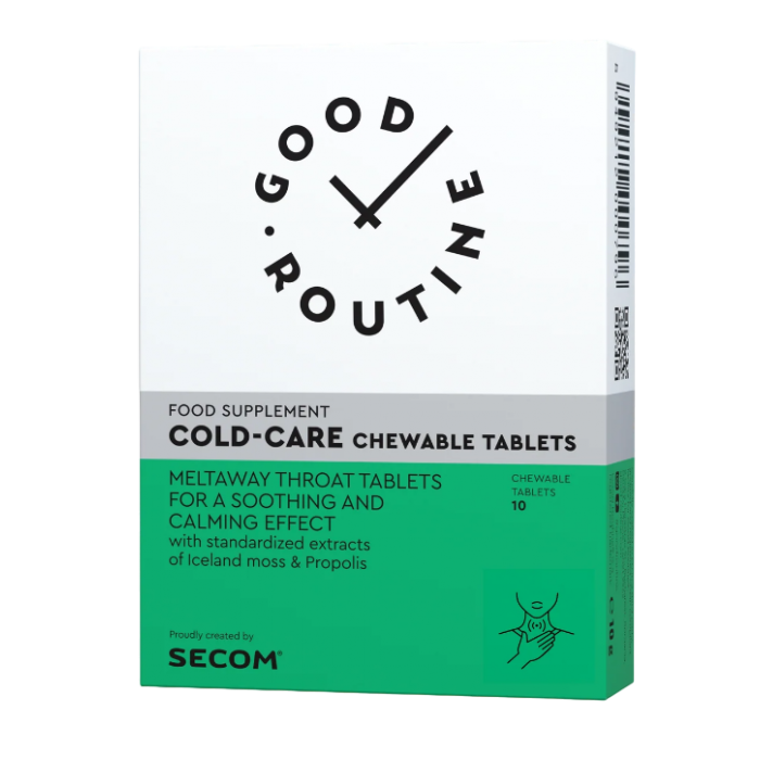 Good Routine Cold-Care, Secom | 10 tablete masticabile