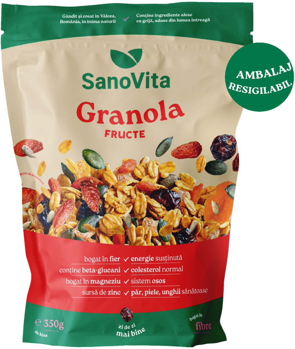 Granola cu fructe, 350g, SanoVita