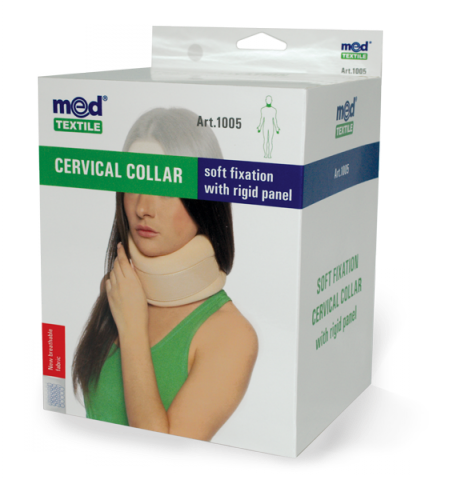 Guler cervical cu fixare usoara si tija de sustinere Nr. 1, 1 bucata, MedTextile