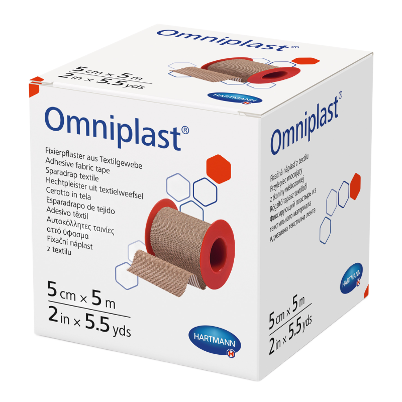 HartMann Omniplast plasturi textili 5cmx5m x 1rola